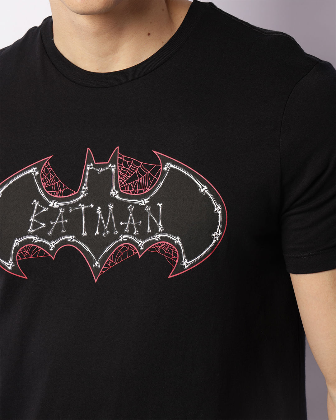 Camiseta Masculina Manga Curta DC Comics Batman Preta